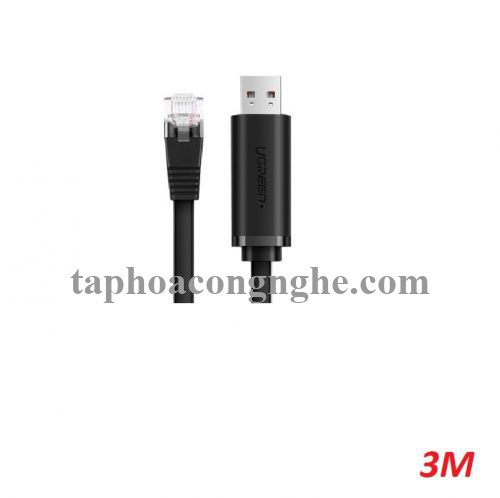 Ugreen 60813 3M cáp lập trình USB ra RJ45 CM204 30060813